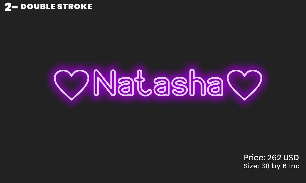 custom sign for Natasha Brock
