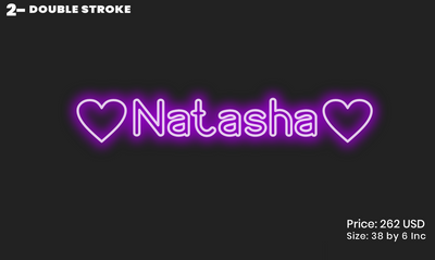 custom sign for Natasha Brock