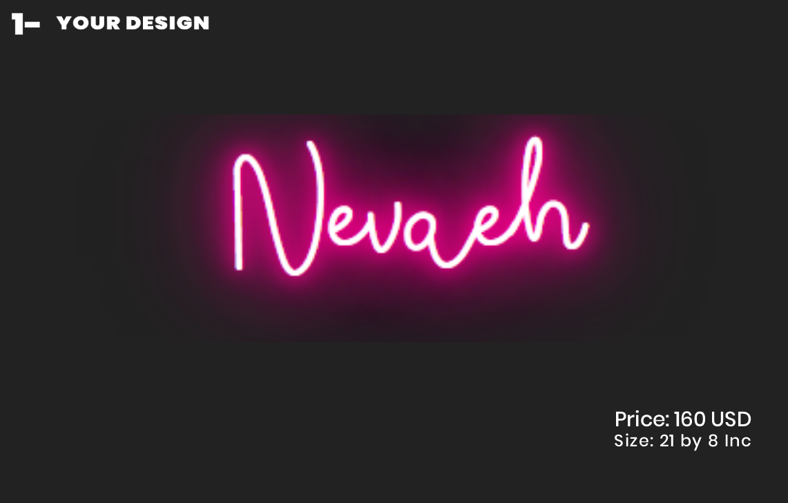 custom sign for Natasha Samuel