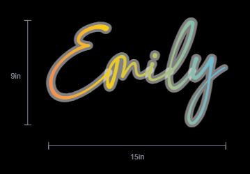 Custom Neon Sign For Crissy Price