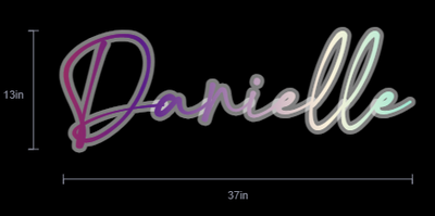 Custom Neon Sign For Danielle Garcia
