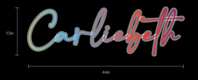 Custom Neon Sign For Maribeth barnett