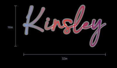 Custom Neon Sign For Jessica Goodyear