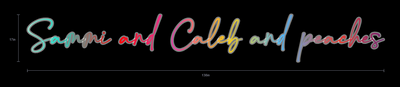 Custom Neon Sign For Sammi Mitchell