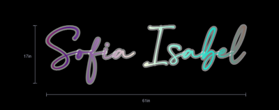 Custom Neon Sign For Aneley Cruz