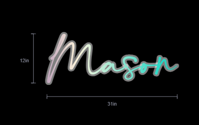 Custom Neon Sign For Christy Jimenez