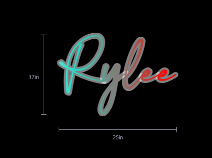 Custom Neon Sign For Kaelyn Anthony