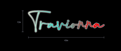 Name Neon Sign For Xylonda patrick
