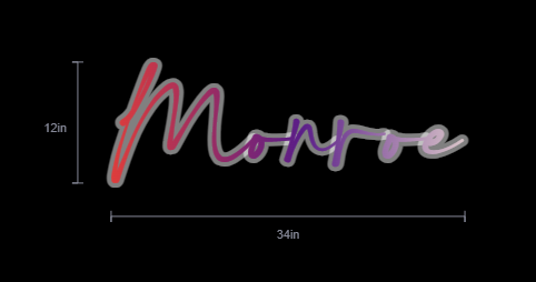 Custom Neon Sign For Eliza