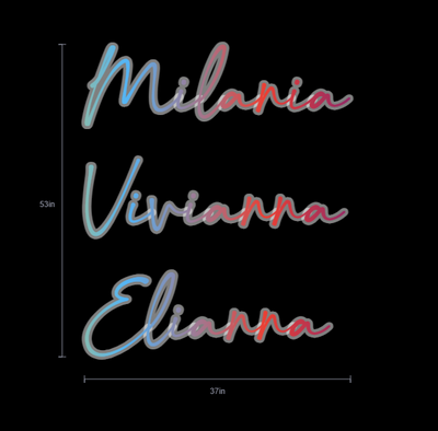 Custom Neon Sign For CHRISTINE BAUMAN