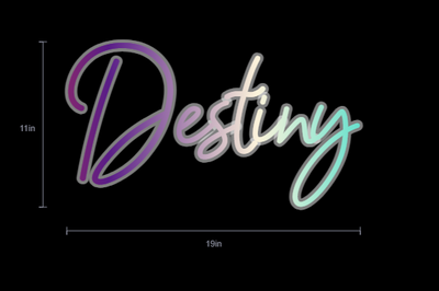 Custom Neon Sign For Felicia Velasquez