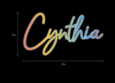 Custom Neon Sign For April Williams