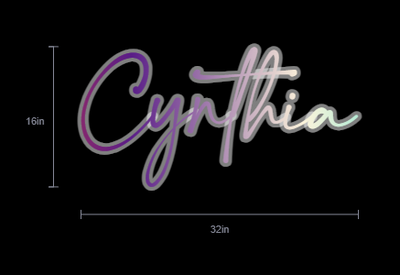 Custom Neon Sign For April Williams