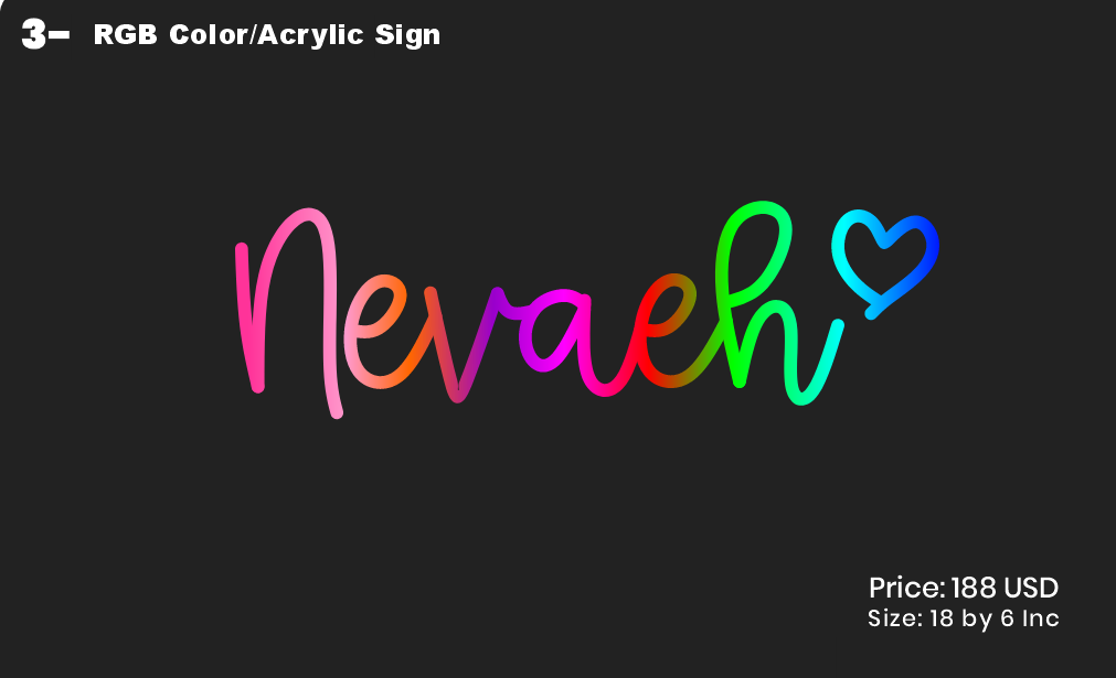 custom sign for Natasha Samuel