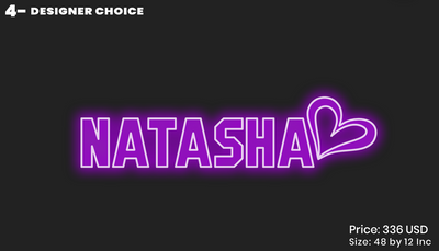 custom sign for Natasha Brock