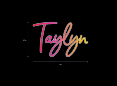 Custom Neon Sign For Natalie