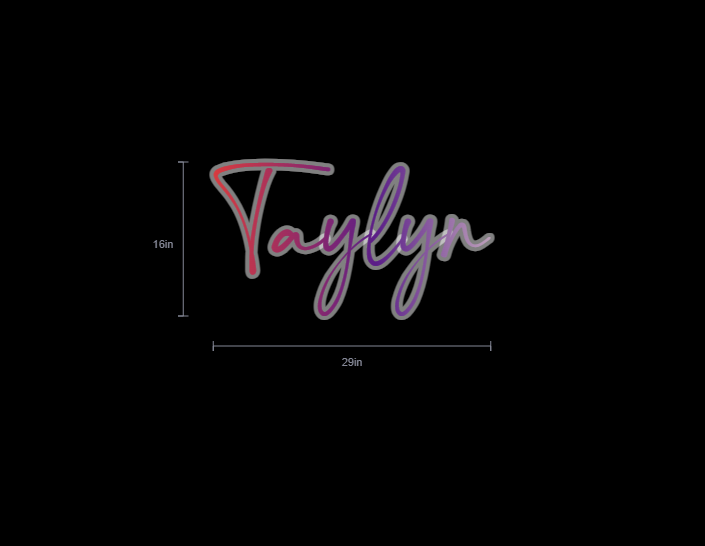 Custom Neon Sign For Natalie