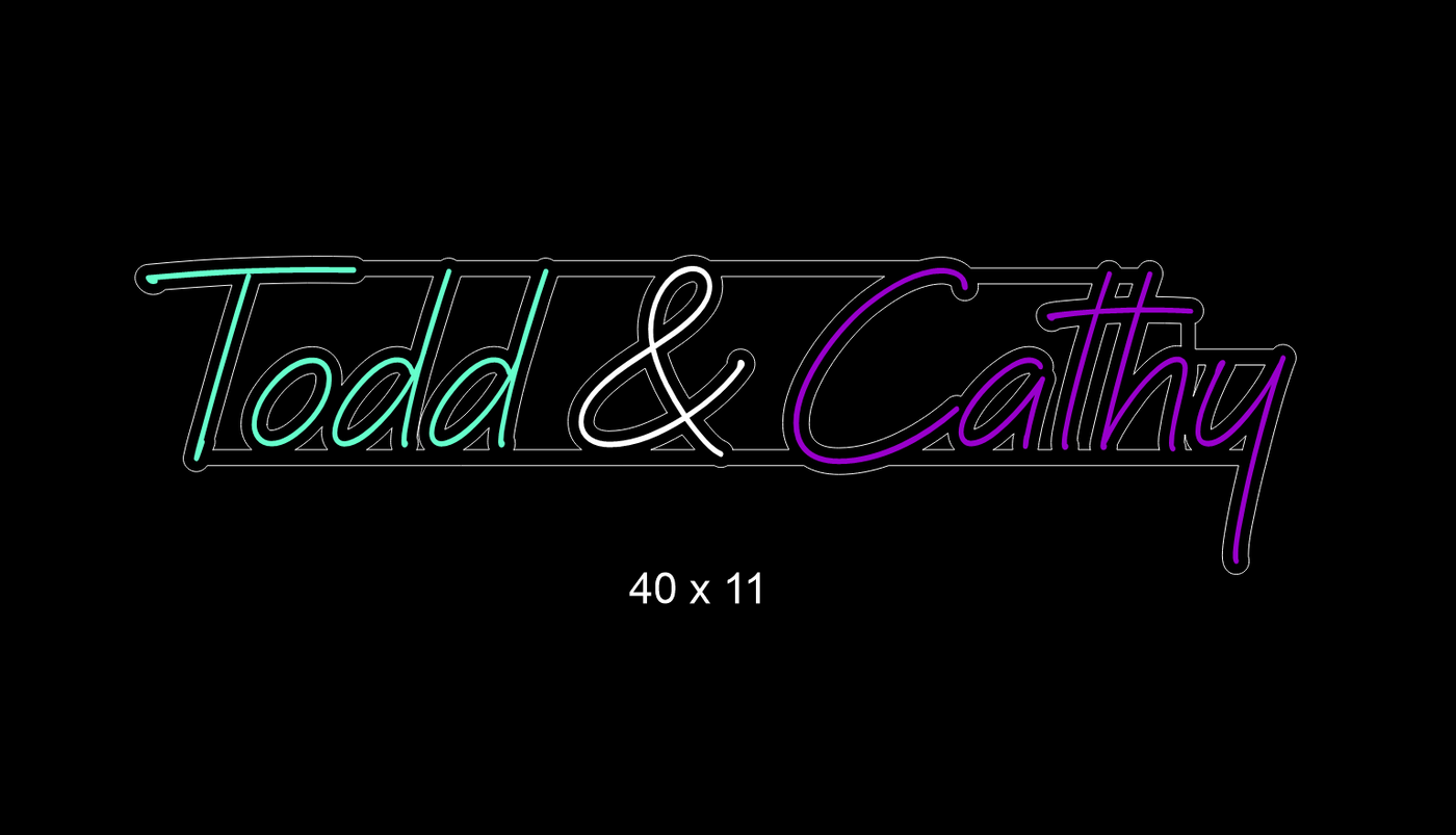 Custom Neon sign for Catherine