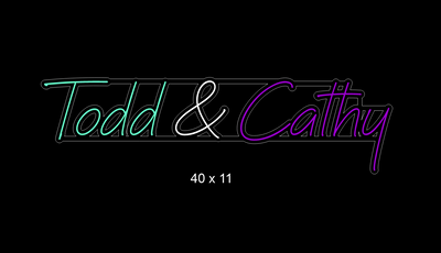 Custom Neon sign for Catherine