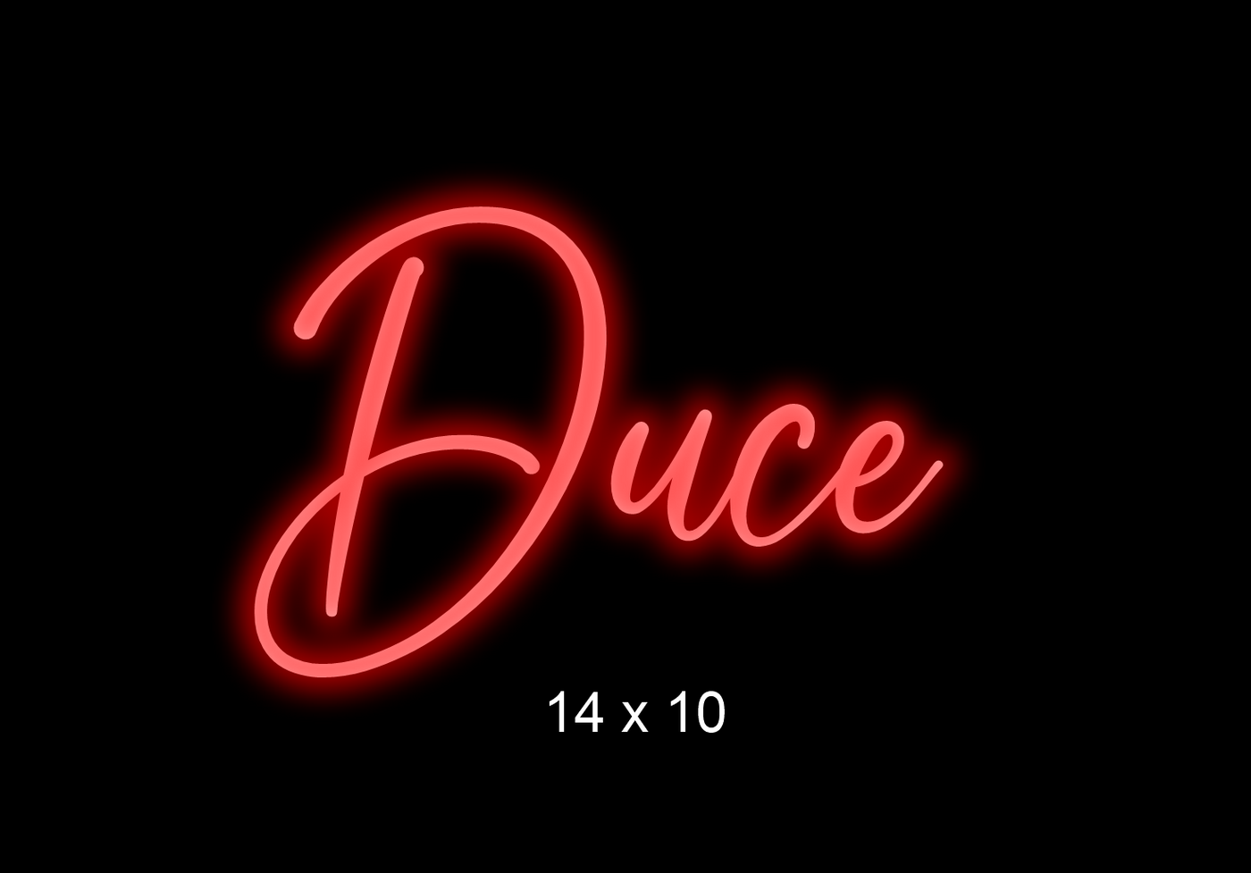 Custom Neon sign for J. Love