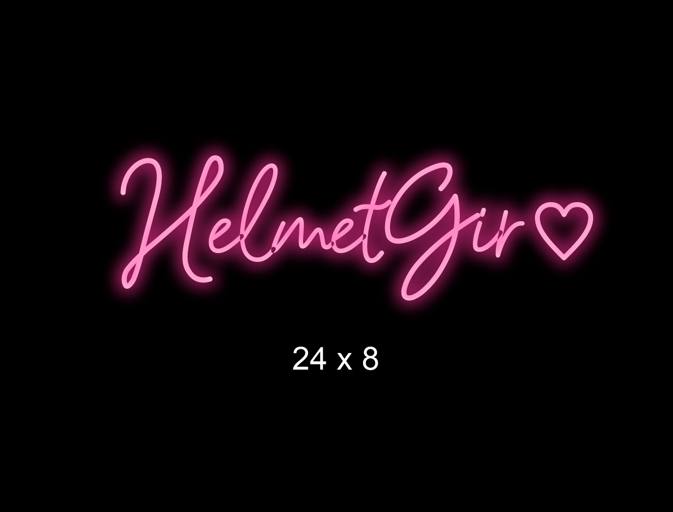 Custom Neon sign for Luvvs