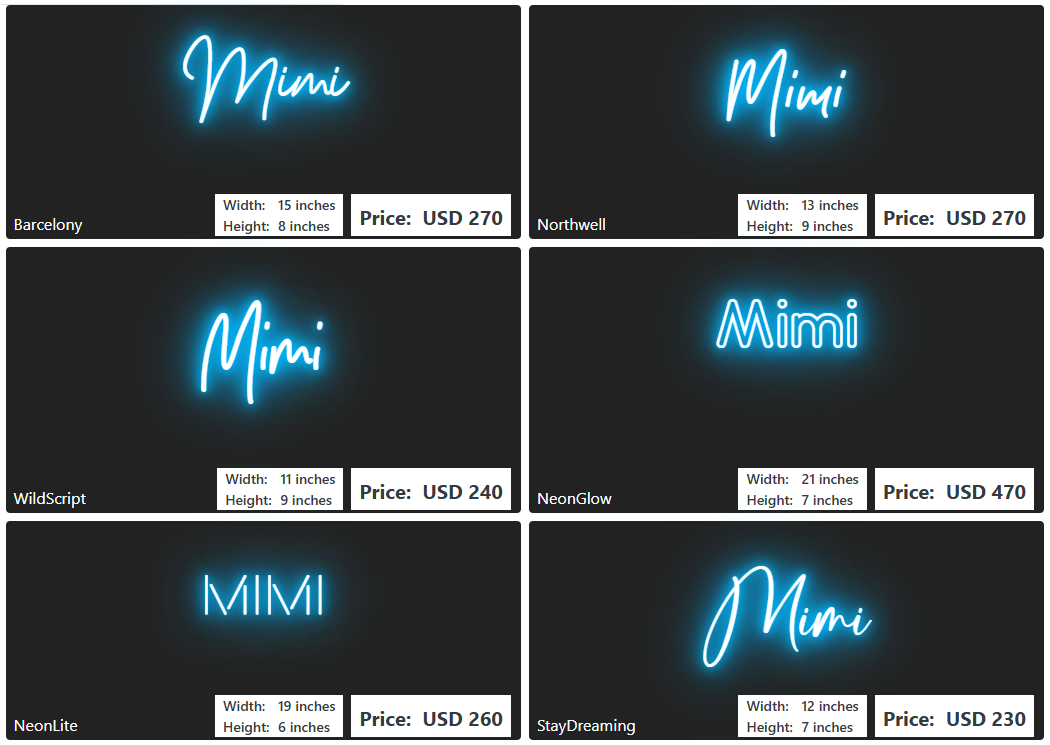 Custom Neon Sign For Jill Flowers