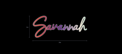 Custom Neon Sign For Ashley Willis