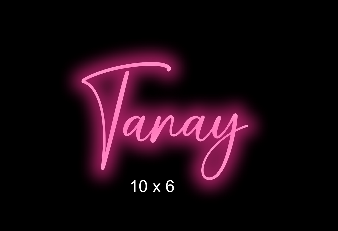 Custom Neon sign for Tanay Prajapati