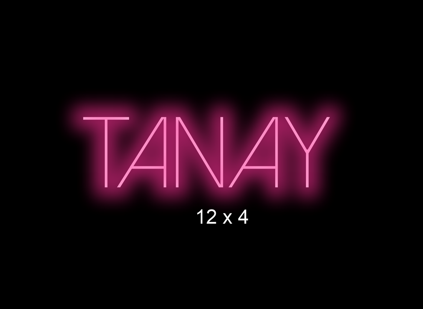 Custom Neon sign for Tanay Prajapati