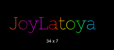 Custom Neon sign for Joy Poindextern