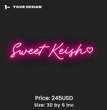 custom sign for Keisha Dean