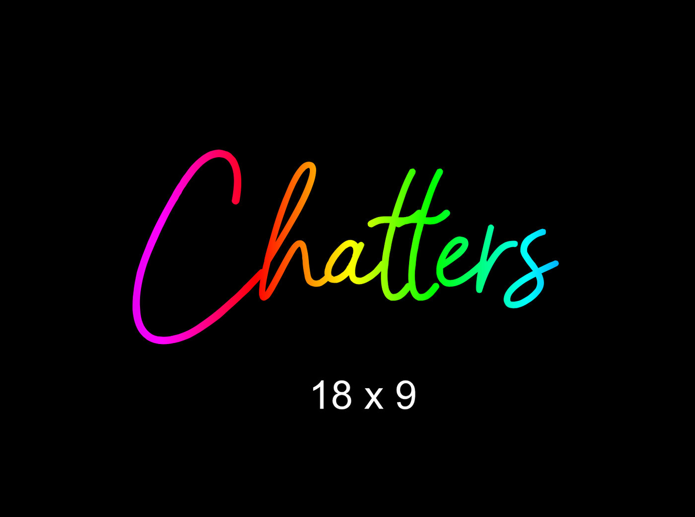 Custom Neon sign for Jack Chatters