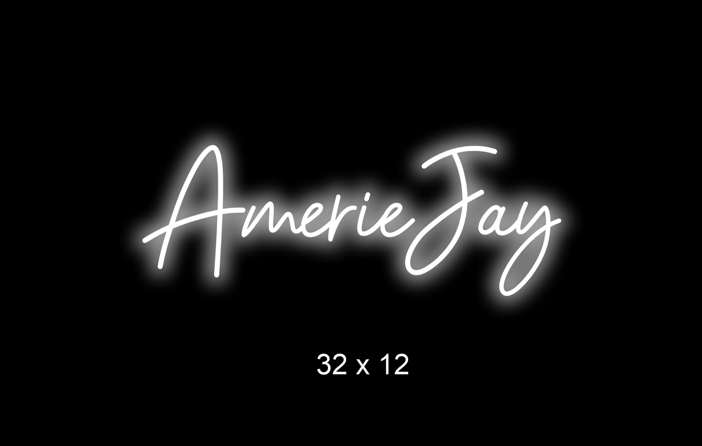Custom Neon sign for Janiya Sconiers