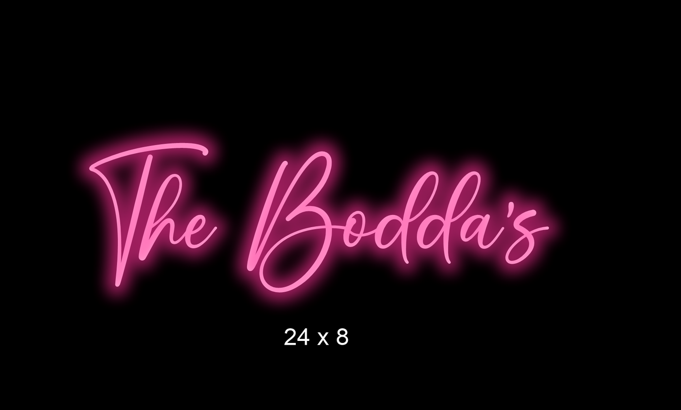 Custom Neon sign for B. L. M