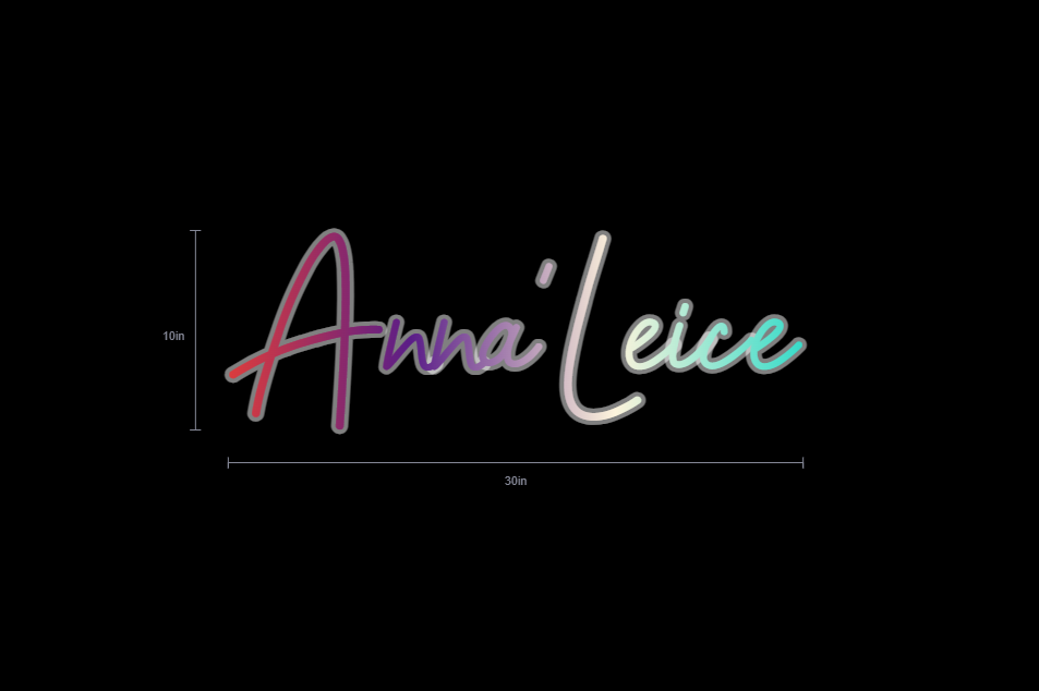 Custom Neon Sign For Miranda