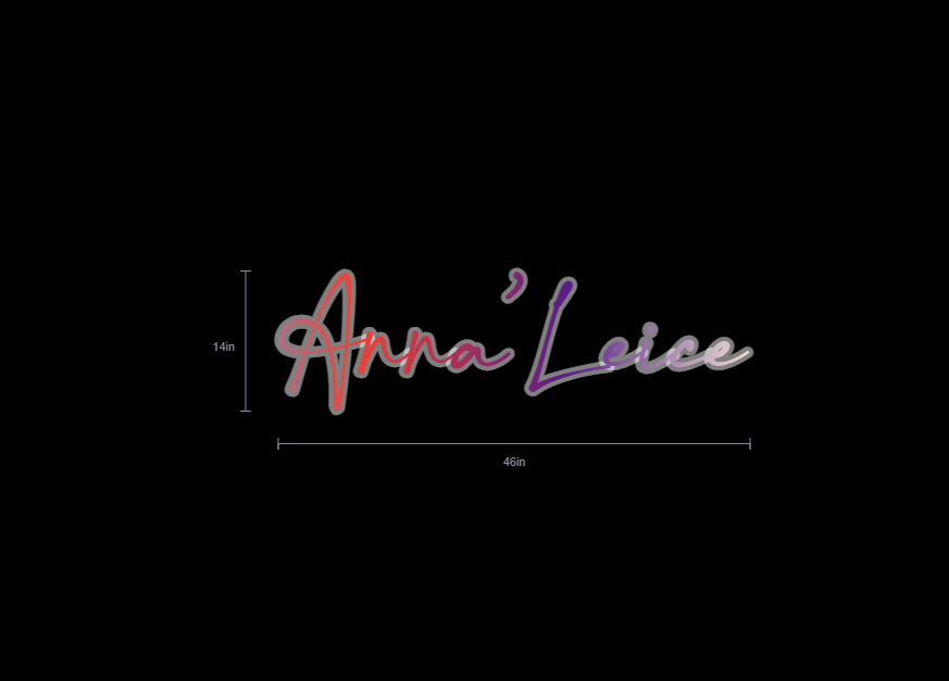 Custom Neon Sign For Miranda