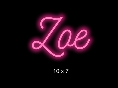 Custom Neon sign for Elizabet
