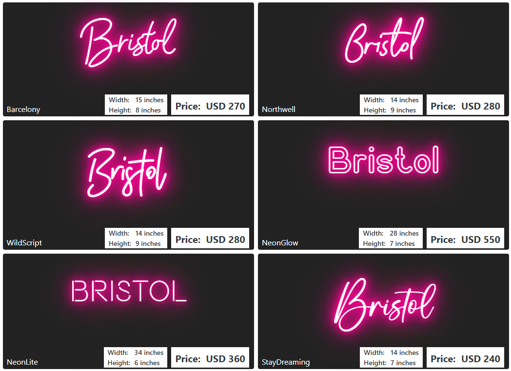 Custom Neon Sign For Morgan Barber