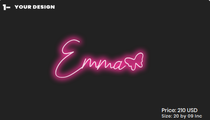 Custom Neon Sign For Christy Anderson