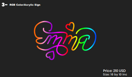 Custom Neon Sign For Christy Anderson