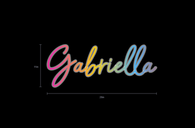 Custom Neon Sign For Isabella Marie Soto