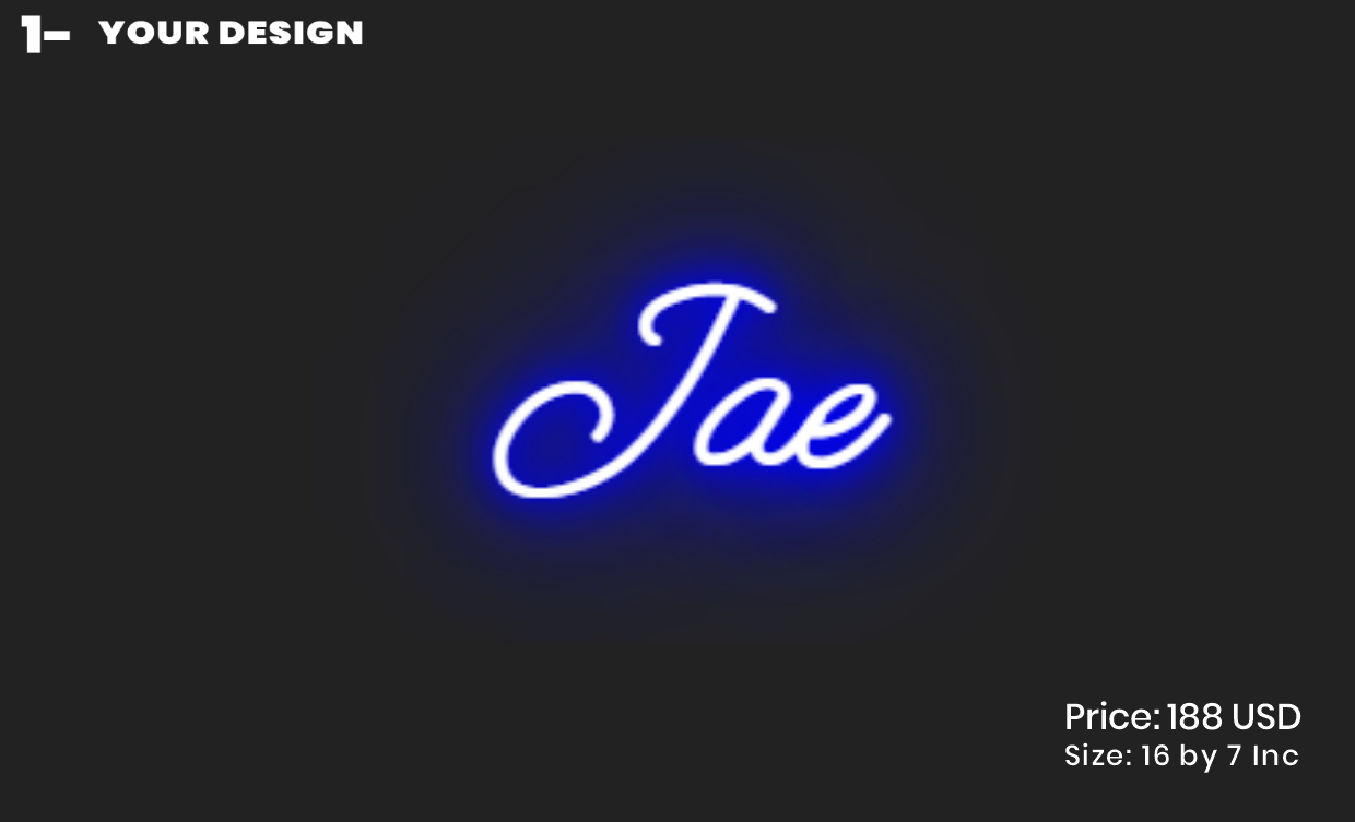 custom sign for Jaelyne Edmonds