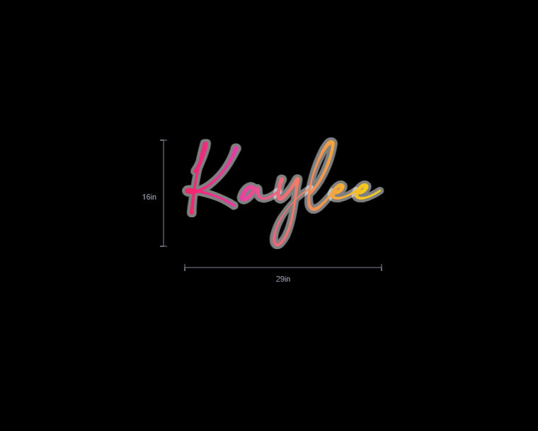 Custom Neon Sign For Jessica