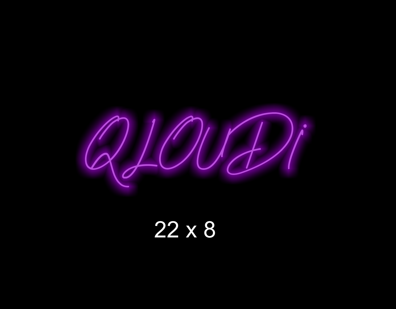 custom neon sign for Jason