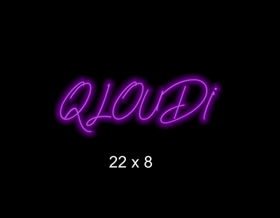 custom neon sign for Jason