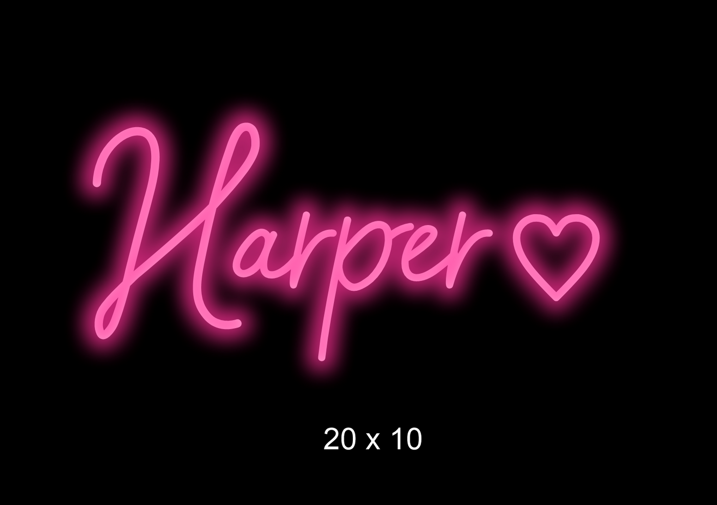 Custom Neon sign for Harlee Jmaiff