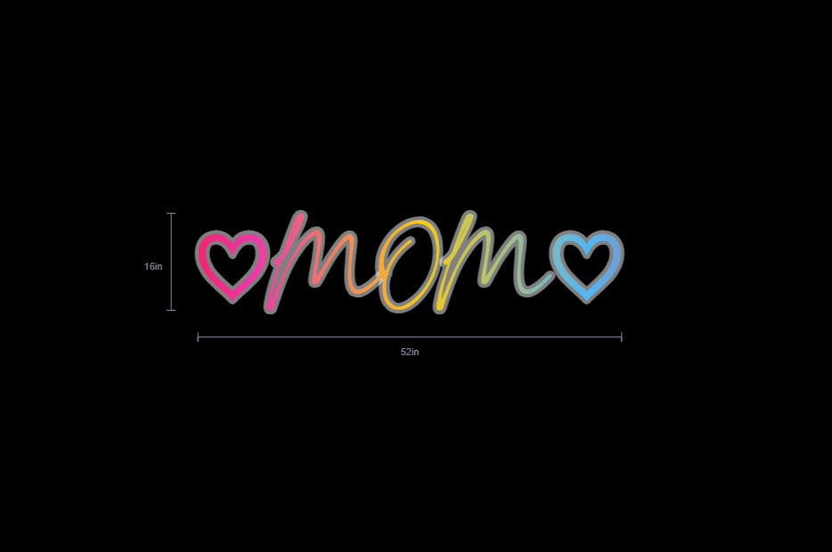 Custom Neon Sign For Amber sharp