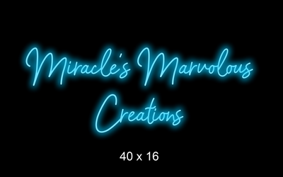 Custom Neon sign for V.S.