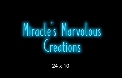 Custom Neon sign for V.S.