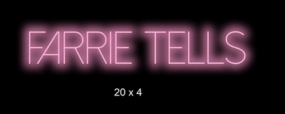 Custom Neon sign for Vicki Ben